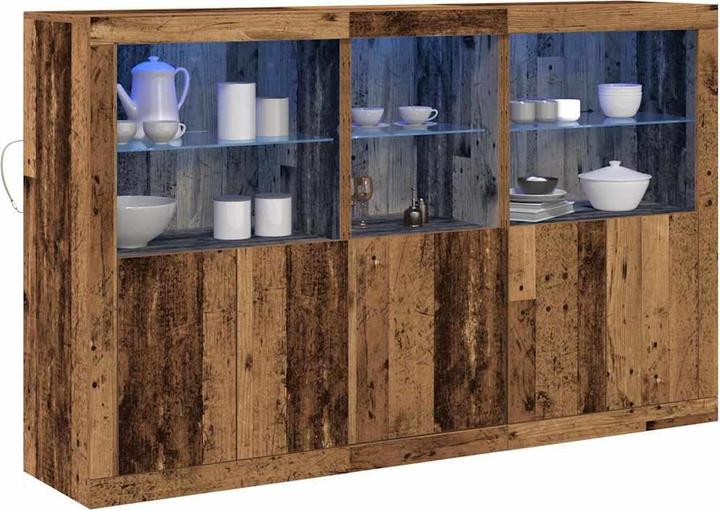 Image du produit vidaXL LED-Sideboard (37 x 37 x 100 cm)