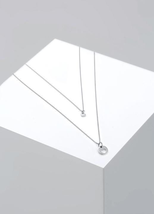 Produktbild Elli Set Mutter Kind Herz Cut-Out (925 Silber, 45 cm)