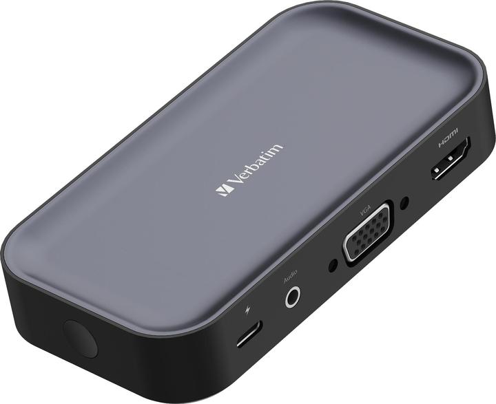 Actual product image Verbatim USB-C wireless display adapter 1080P with hub WDA-01 (USB-C, 3 ports)