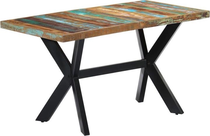 Actual product image VidaXL Esstisch 140x70x75 cm Altholz Massiv,Material: Tischplatte (140 x 70 x 75 cm)