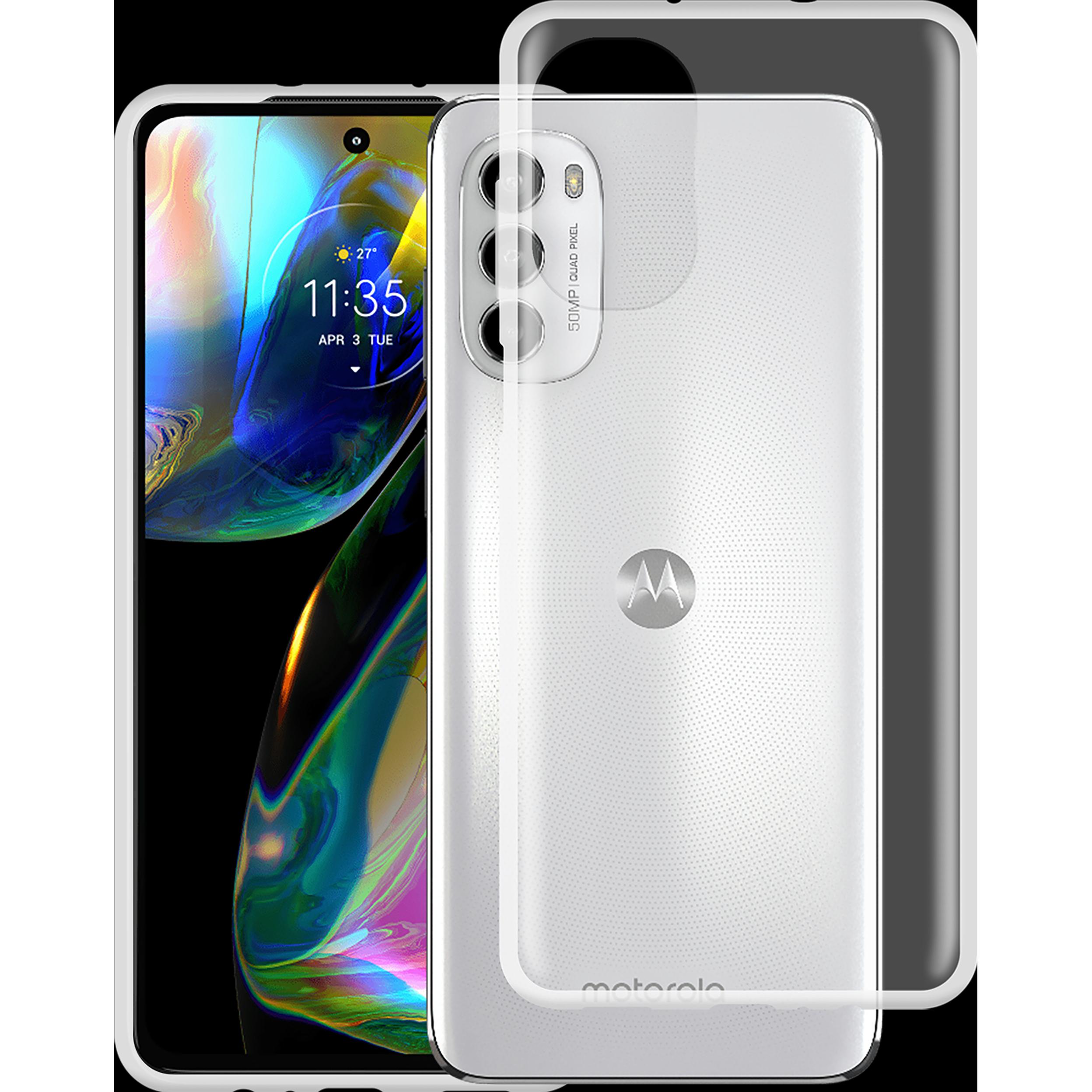 Cazy Silikon Hülle Kompatibel mit Motorola Moto G82 - Soft TPU Schutz - Transparant (Motorola Moto G82), Smartphone Hüll...