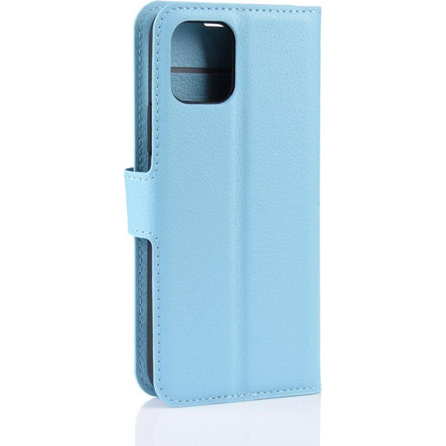 Thumbnail - Cover-Discount Leder Hülle mit Kartenfach (Apple iPhone 11 Pro), Smartphone Hülle, Blau