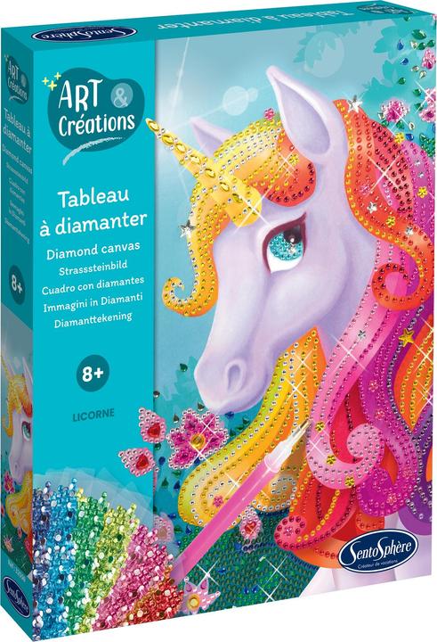 Actual product image Sentosphere Rhinestone Picture Unicorn