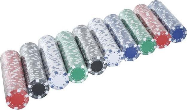 Image du produit Homcom Mallette de poker incluant un set de poker (Allemand, Français, Italien, Anglais)