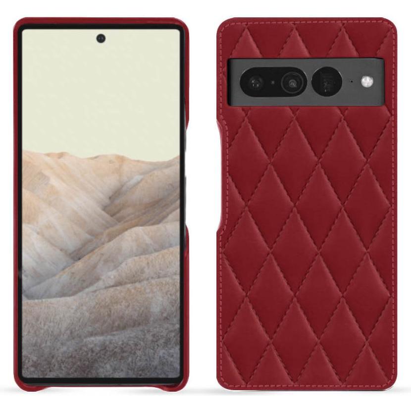 Noreve Lederschutzhülle (Google Pixel 7 Pro), Smartphone Hülle, Rot