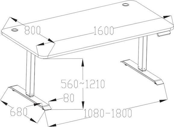 Actual product image Swisshandel24 Desk (160 x 80 cm)