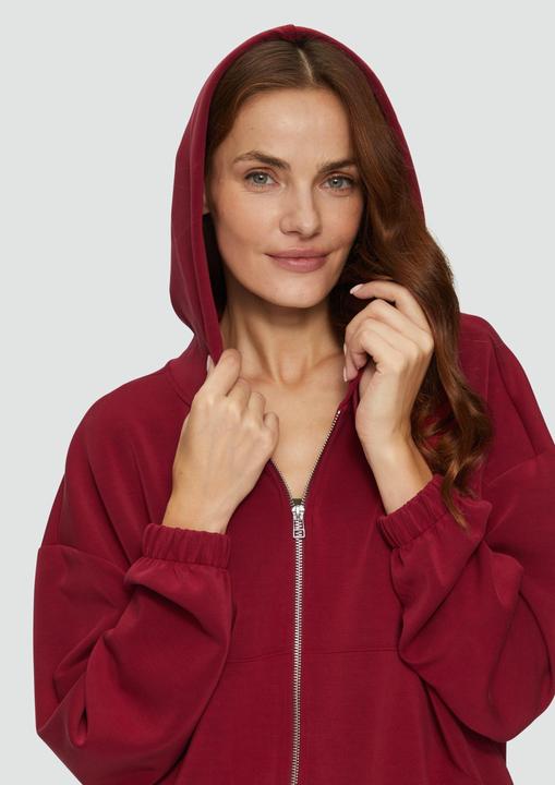 Produktbild s.Oliver Sweatshirt Jacke Sweatshirt-Jacke aus Scuba im Relaxed Fit (36)