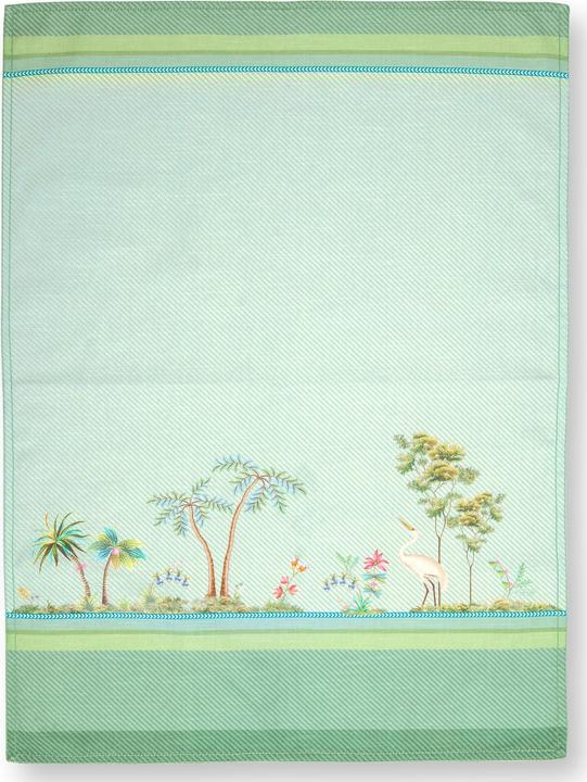 Produktbild PIP Studio Jolie Heron Geschirrtuch Small Green 50x70 cm (50 x 70 cm)