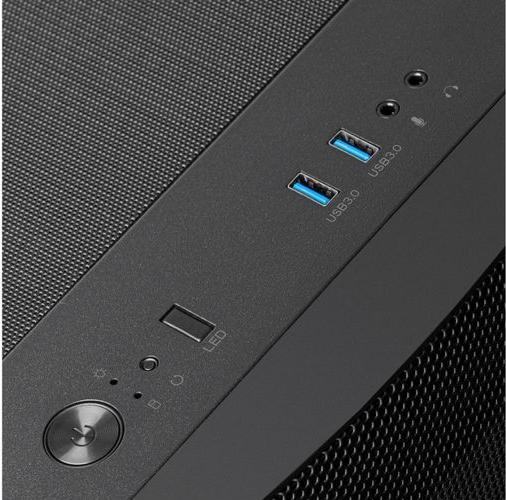 Actual product image Silverstone SST-FA511Z-BG - FARA High airflow ATX gaming chassis with excellent cooling potential (ATX, Mini-ITX, mATX)
