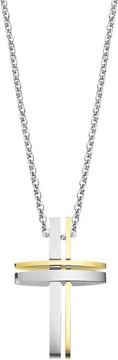 Immagine prodotto Lotus Stile - Collana in acciaio bicolore con croce Uomo inack LS1984-1 / 2 (Materiale esatto)