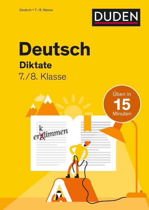 Produktbild Deutsch in 15 Minuten - Diktate 7./8. Klasse (Deutsch, Anna Speiser, 2022)