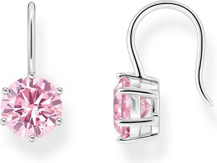 Immagine prodotto Thomas Sabo Orecchini con grandi zirconi rosa in argento (Argento 925)