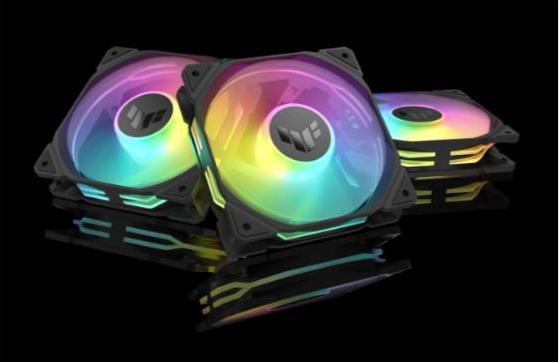Image du produit ASUS Ventilateur TUF GAMING TR120 FAN ARGB BLK 3IN1 (120 mm, 3 x)