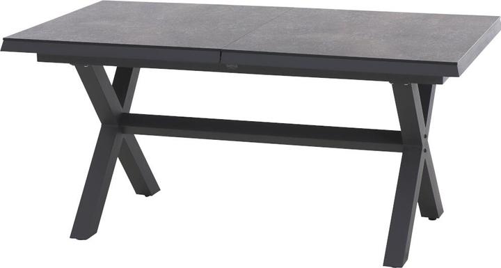 Produktbild Siena Garden Sincro Ausziehtisch 160/200x90cm matt anthrazit / HPL titan (90 cm)