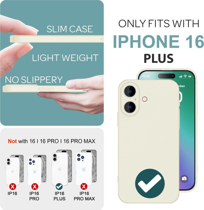 Produktbild Nalia Extra Dünne Handyhülle 0,5mm (Apple iPhone 16 Plus)