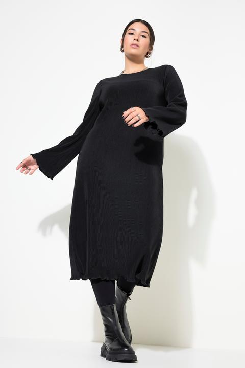 Produktbild Studio Untold Plissee-Midikleid, Slim Shape, Langarm (46, 48)