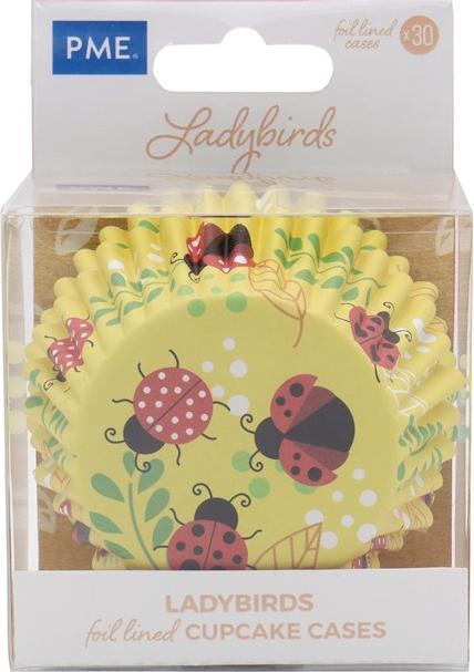 Actual product image PME Cupcake Moulds Ladybirds (5 cm)
