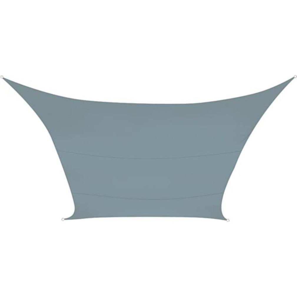 Perel, Sonnensegel, SONNENSEGEL - QUADRATISCH - 3.6 x 3.6 m - FARBE: HELLGRAU (360 x 360 cm)