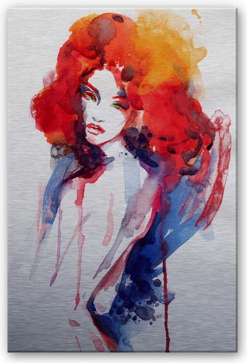 Immagine prodotto Trenddeko La donna con i capelli rosso fuoco (70 x 100 cm)