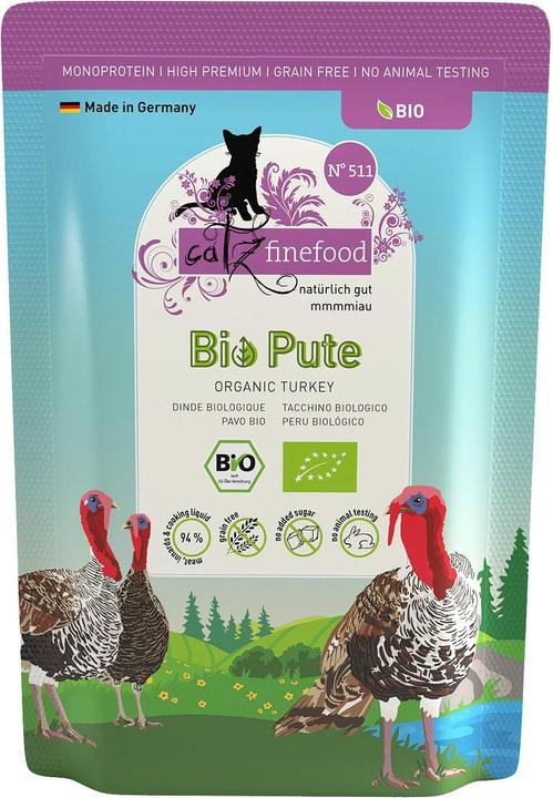 Image du produit Catz Finefood Bio No.511 Dinde (Adulte, 1 pcs, 85 g)
