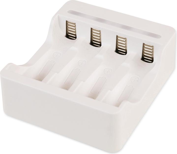 Produktbild Ansmann Ladegerät Basic IV inkl. 4 x AA 1300mAh Akku (1 Stk., AA, 1300 mAh, Ladegerät inkl. Akku)