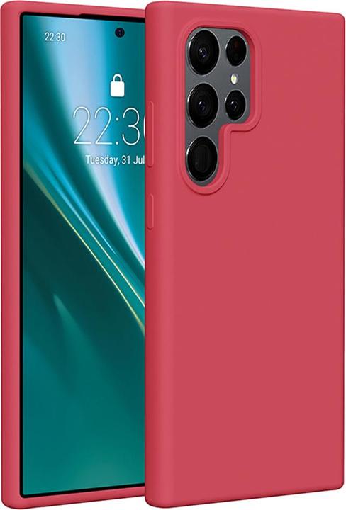 Produktbild Etteri Silikonhülle für Samsung Galaxy S24 Ultra Himbeere (Samsung Galaxy S24 Ultra)