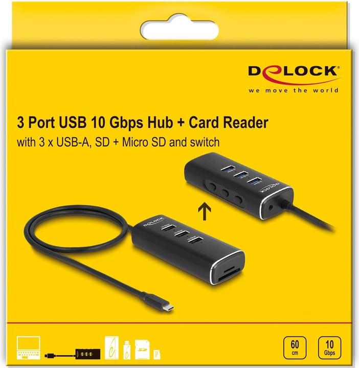 Actual product image Delock 64234 (USB-C, 5 ports)