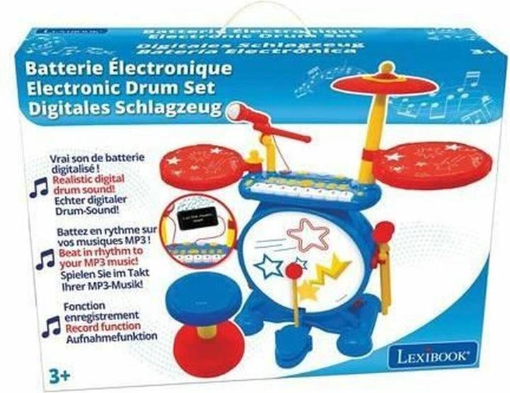 Produktbild Lexibook Elektronisches Schlagzeug mit Keyboard und Sitz