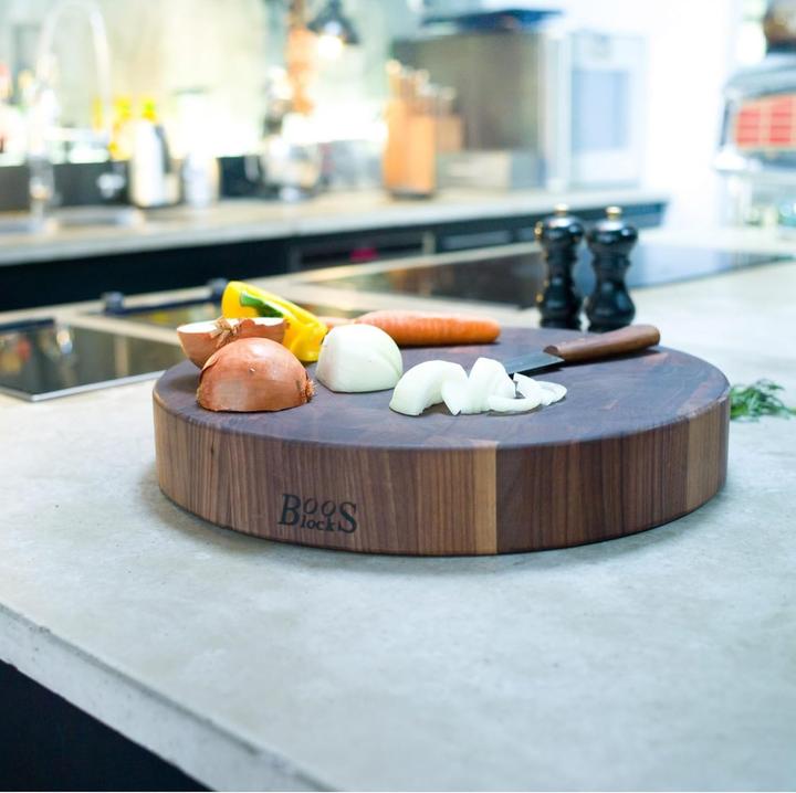 Actual product image John Boos Boos Blocks Classic Hakblok, Ã˜46x7,5cm walnoothout