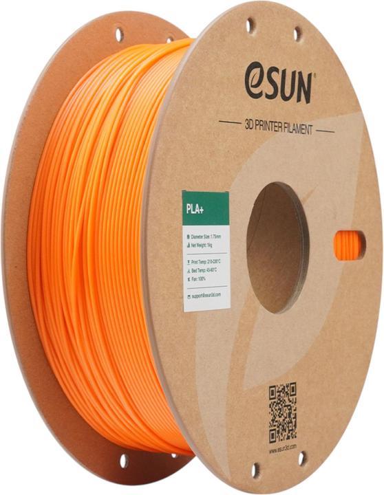 Image du produit eSUN PLA+ Korallen Orange Filament 1.75mm 1Kg (PLA+ LECTURE, 1.75 mm, 1000 g)