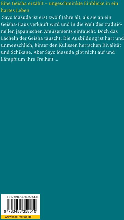 Produktbild Die letzte Geisha (Deutsch, Sayo Masuda, 2012)