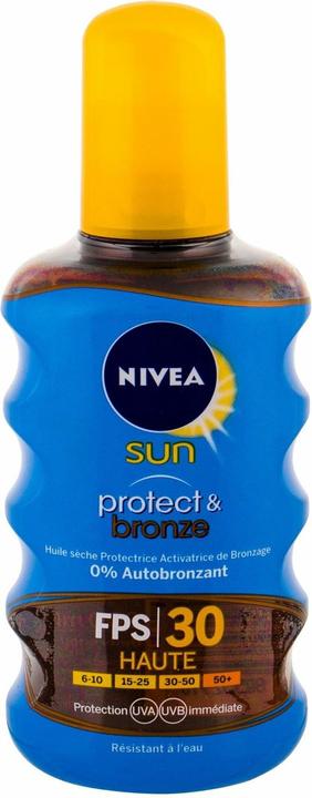 NIVEA Protect & Bronze (Sonnenöl, SPF 30, 200 ml, 20 g)