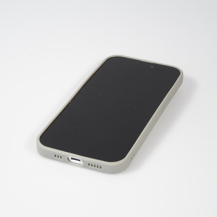 Produktbild PhoneLook Hülle Silikon matt Herzdesign gold (Apple iPhone 15 Pro)