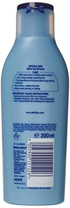 Actual product image NIVEA Bronze (200 ml, After Sun Lotion)