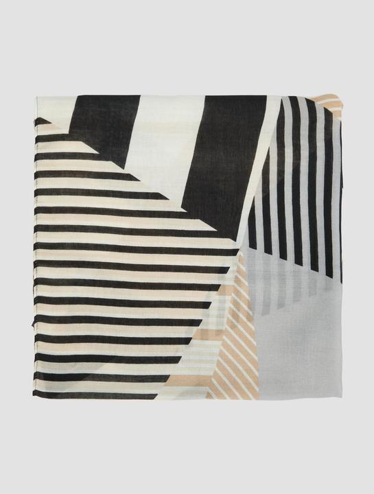 Produktbild S.Oliver Tuch Feines Tuch aus recyceltem Polyester mit modischem Artwork-Print