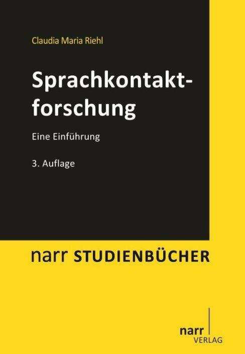 Produktbild Sprachkontaktforschung (Deutsch, Claudia Maria Riehl, 2013)