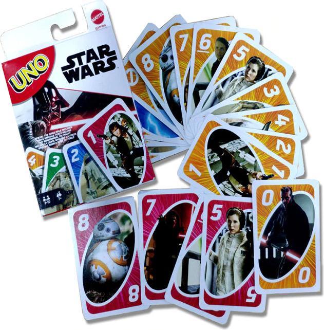 Produktbild Tinisu UNO Star Wars (Spiel) (Deutsch, Englisch, Französisch, Italienisch, Niederländisch, Portugiesisch, Spanisch, 2 - 10 Spieler)