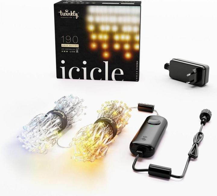 Actual product image Twinkly Icicle (5 m)
