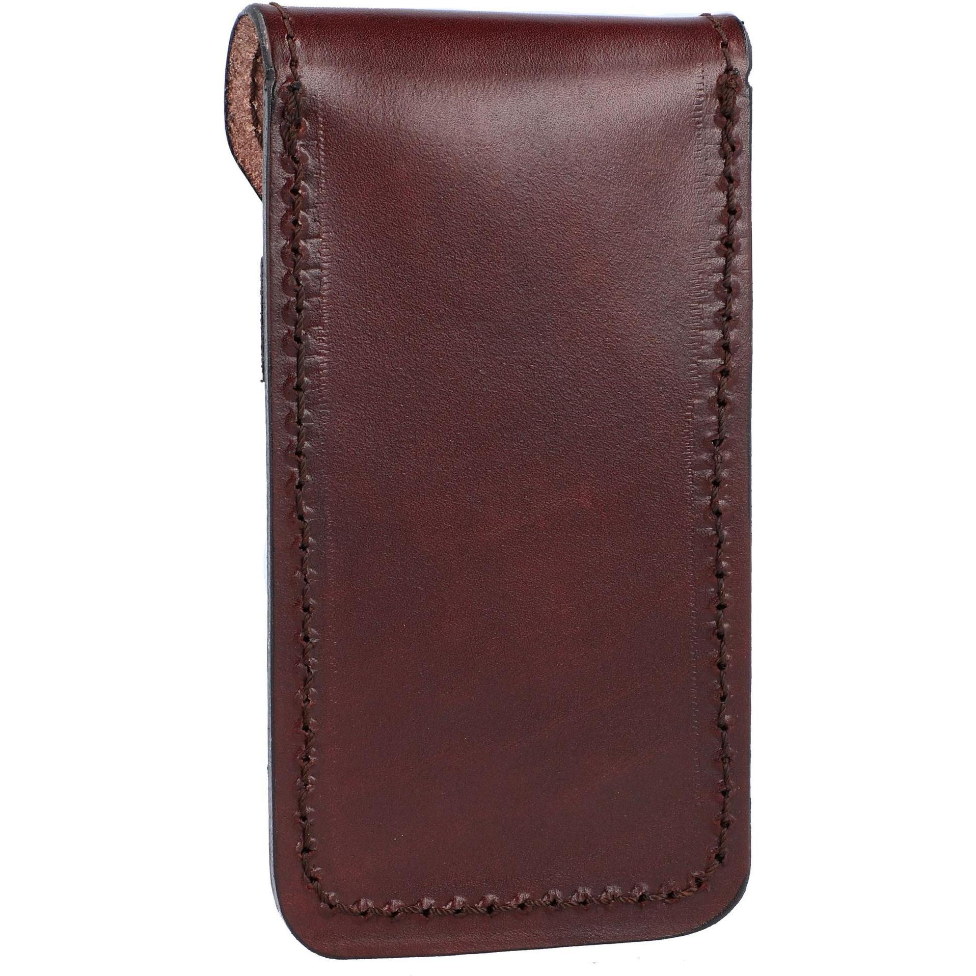 Mika, Etui, Stifteetui fr 4 Stifte, Sattelleder, braun