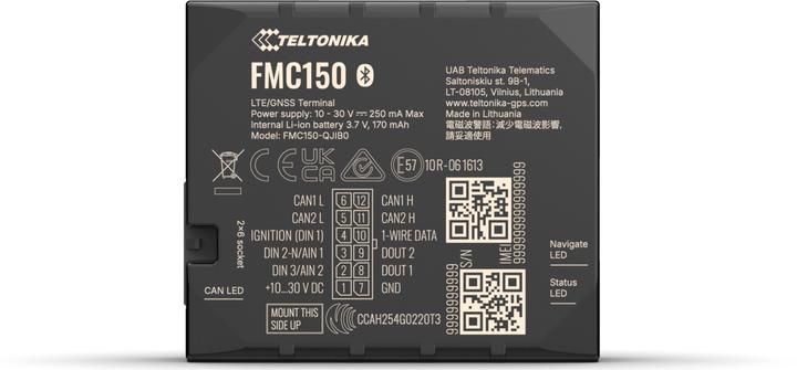 Actual product image Teltonika Telematics FMC150 4G Cat 1 GNSS/GSM/Bluetooth Tracker