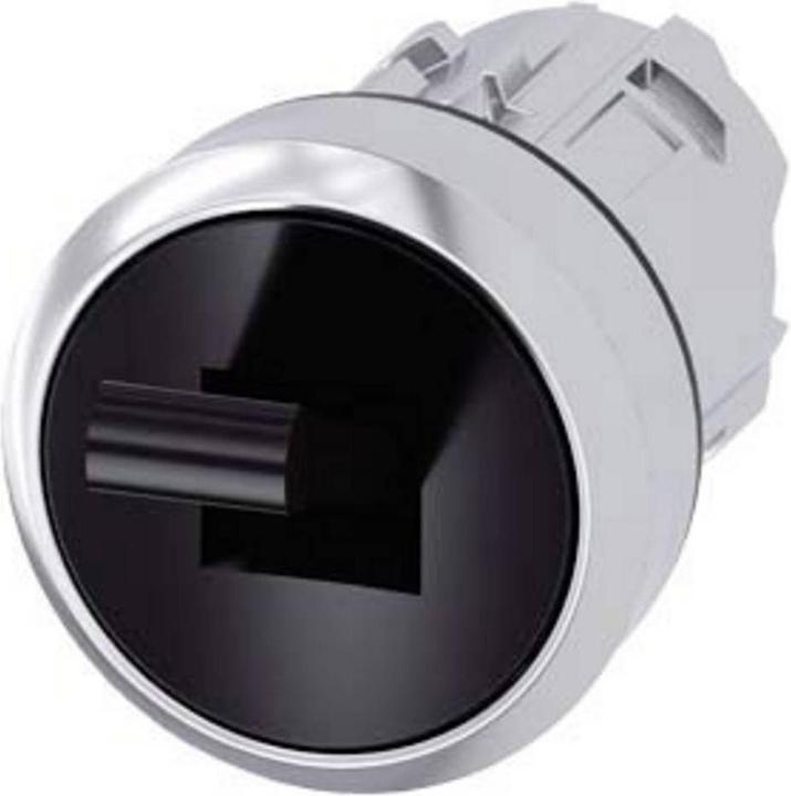 Actual product image Siemens Selector switch 2step toggle lever rectangular 3SU1050-3EA10-0AA0