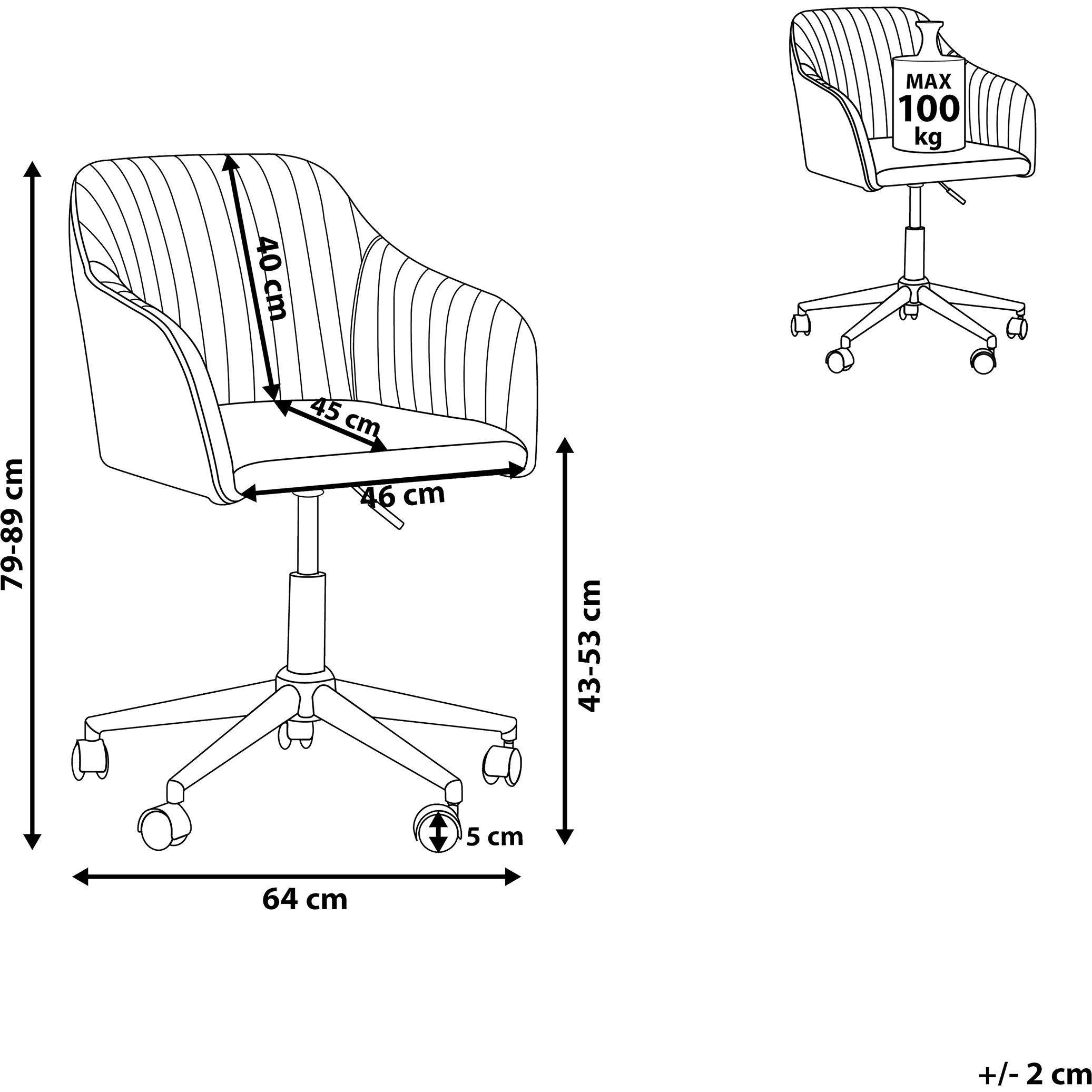 Thumbnail - Beliani, Bürostuhl, Venice