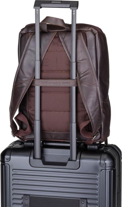 Produktbild Chesterfield Rich Leren Laptop Rugtas - 15,4 inch - Bruin (19 l)