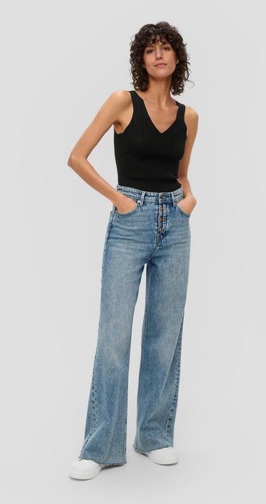 Produktbild s.Oliver Strickpullunder Stricktop aus Viskosestretch (48)