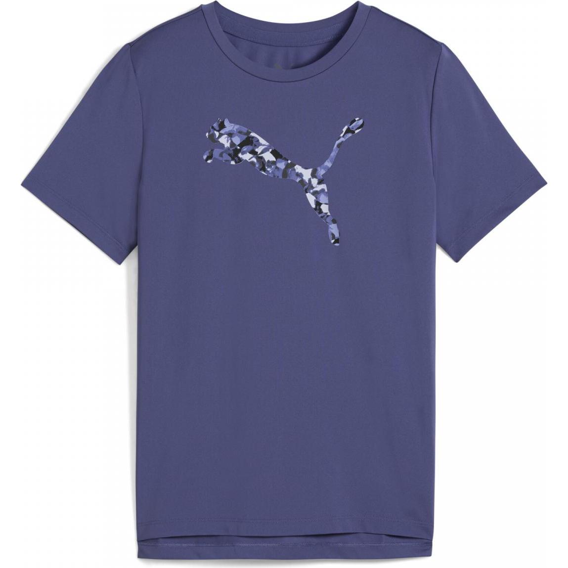 Thumbnail - Puma, Mädchen, Sportshirt, TAD ESS Cat Logo Graphic Tee G (152), Gelb, 152