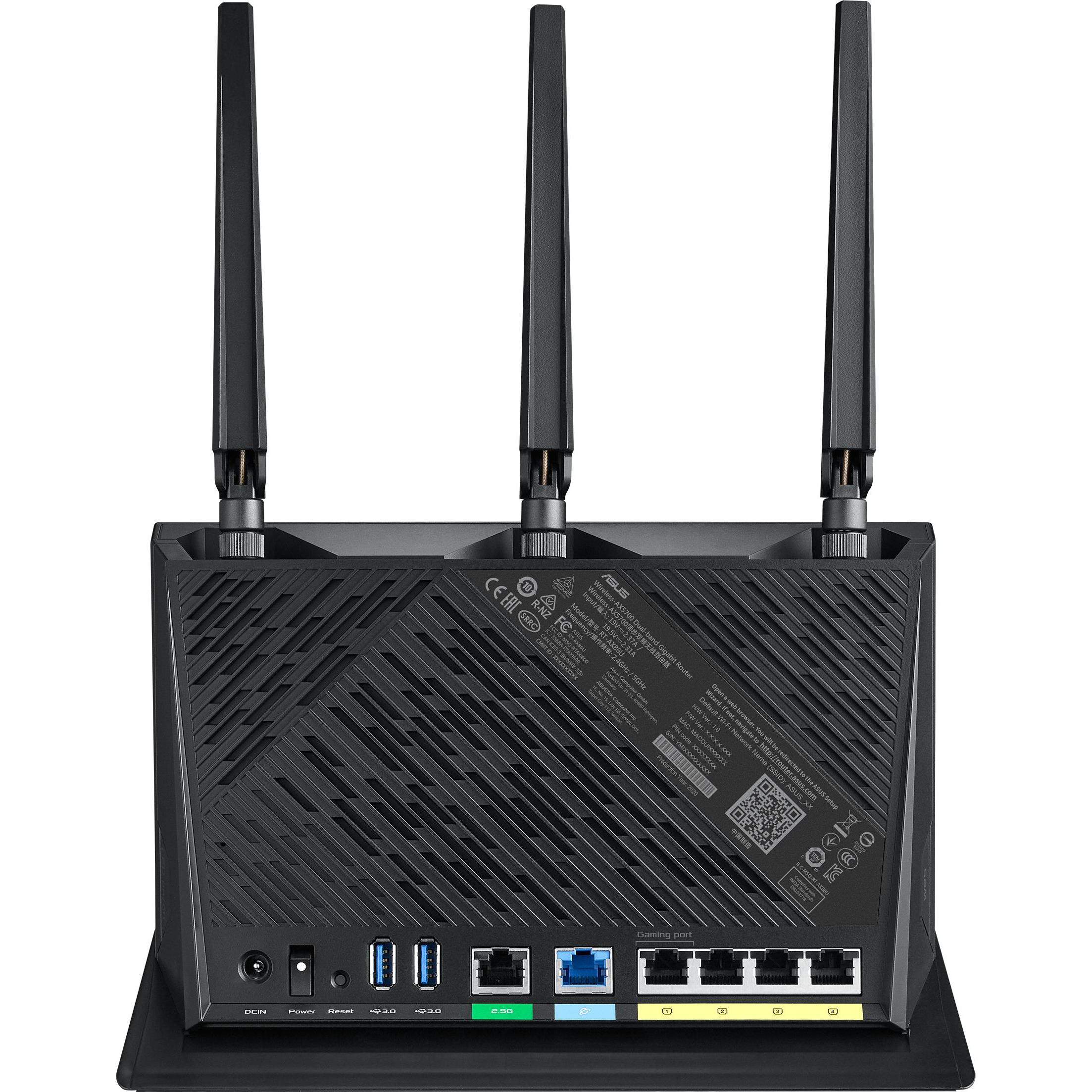 ASUS RT-AX86U Gaming, Router, Schwarz
