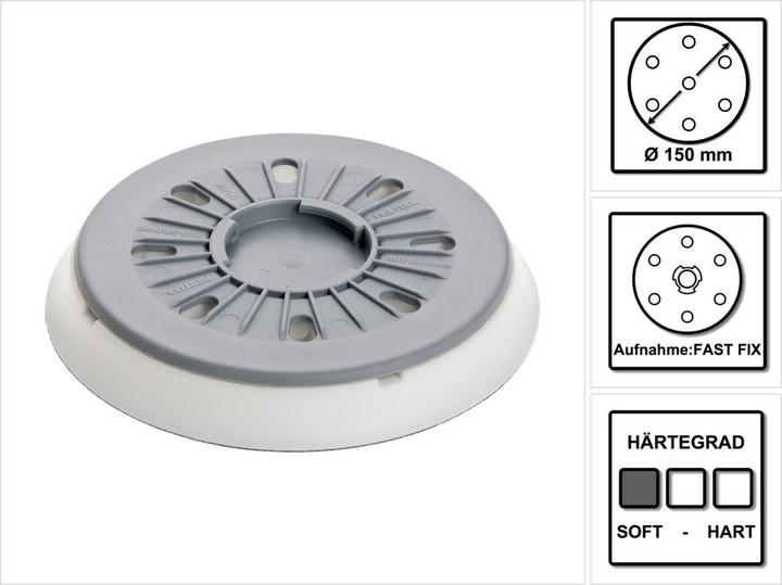 Actual product image Festool Sanding disc ST-STF D150/MJ2-FX-SW (Soft)