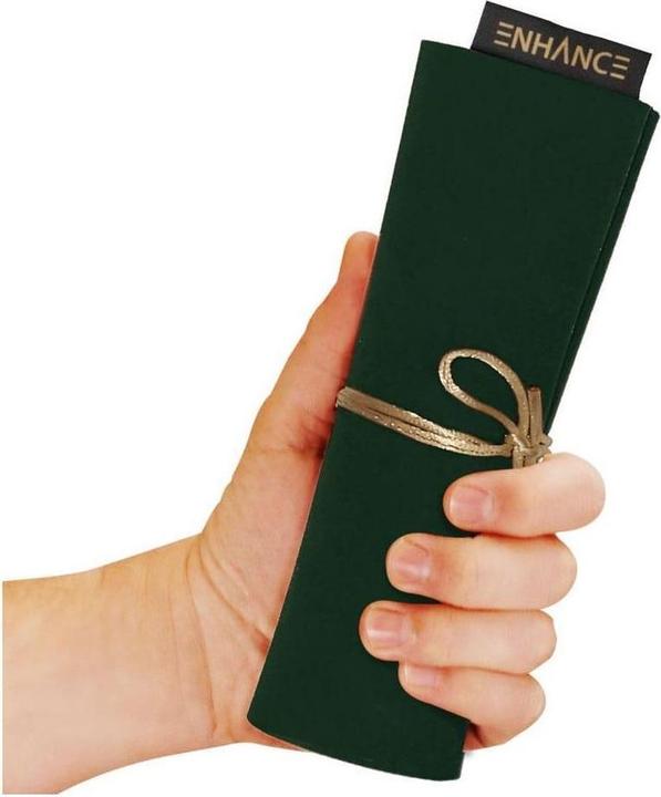 Immagine prodotto Enhance Tabletop Roll on a Scroll Würfeltasche mit Würfel Grün