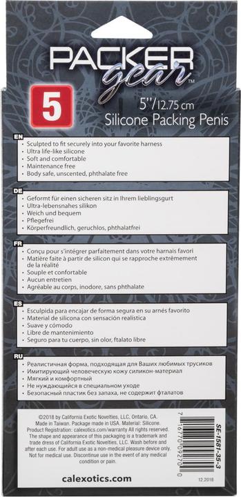 Produktbild CalExotics 5 Inch Silicone Packing Penis