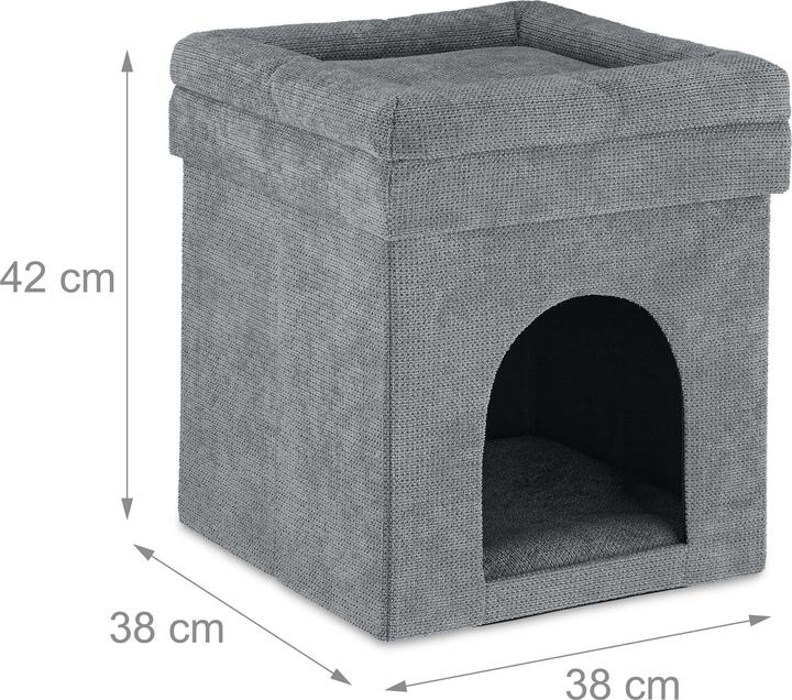 Image du produit Relaxdays Niche chat (Chat, Chien)